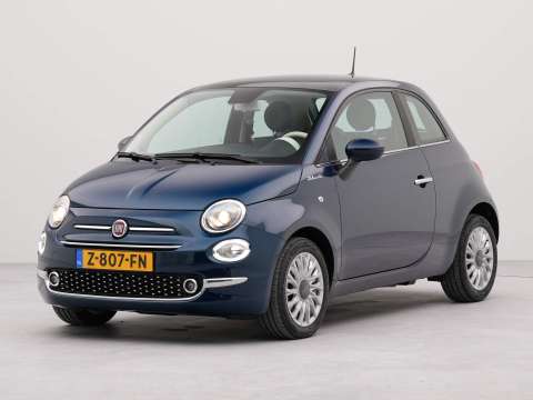 Private Lease nu als outlet aanbieding extra voordelig deze Fiat 500 1.0 mhev dolcevita 51kW (Z-807-FN)van IKRIJ.nl vanaf €379 per maand