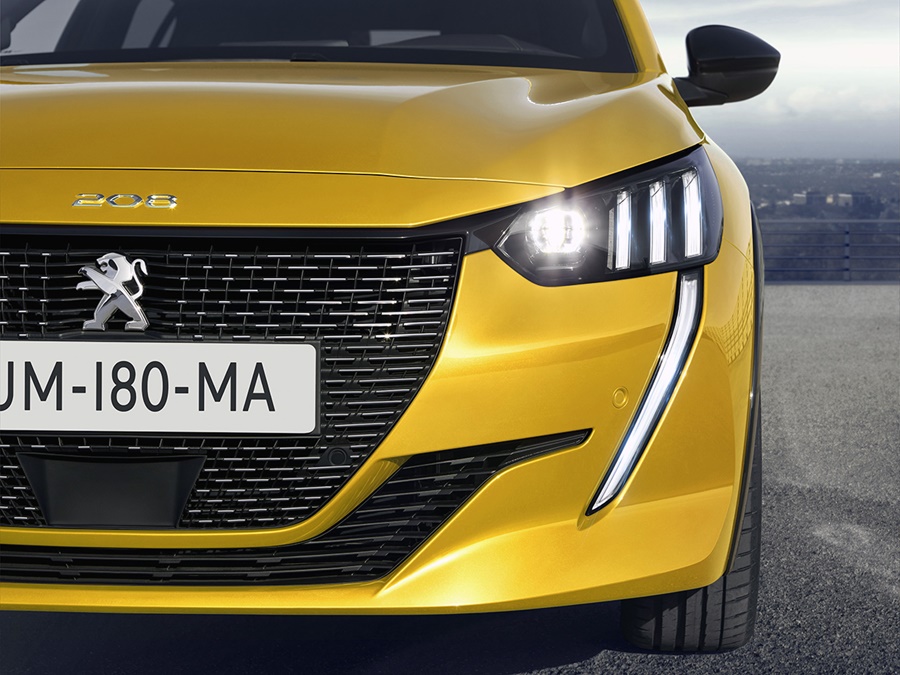 Nieuwe Peugeot 208 private lease voorkant